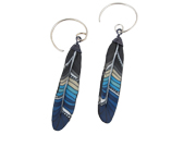 Mini Feather Earrings by Wanda Shum Designs