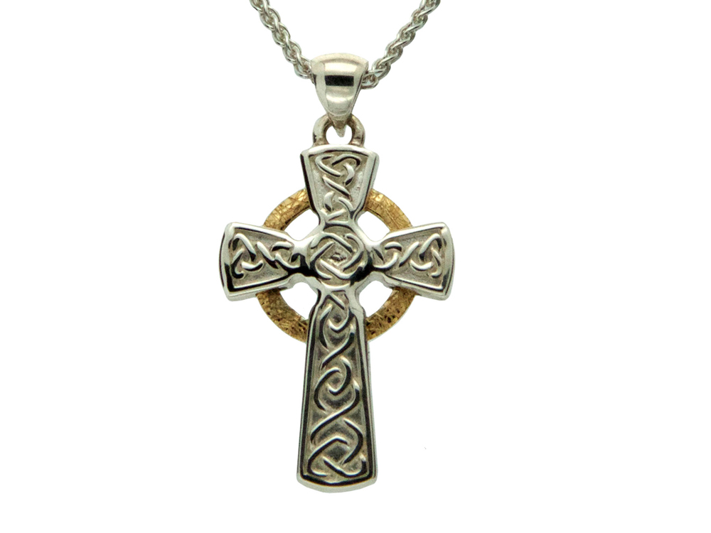 Mens Celtic Cross Pendant by Keith Jack