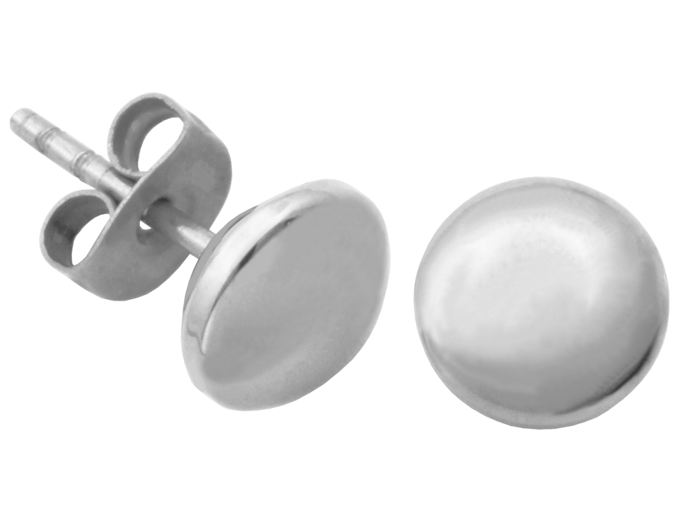 Button Earrings by Steelx