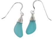 Sea Glass Earrings by White Lotus
