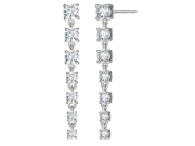 Cubic Zirconia Drop Earrings by Reign